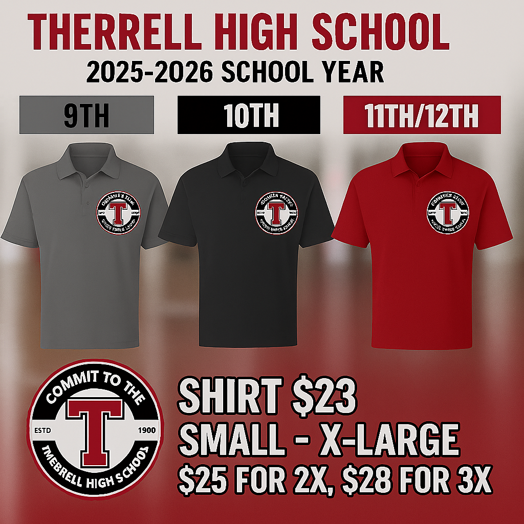 Therrell High School Uniform Shirts