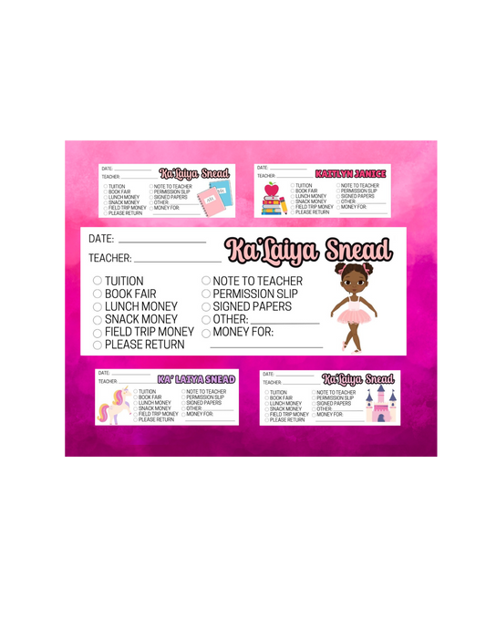 School Money Envelope (SET OF 10)